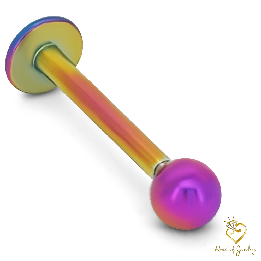 316L Surgical Steel Plain 3mm Screw Ball Labret-Monroe