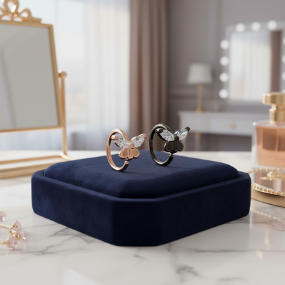 Brass Butterfly Hoops Piercing - Nose Hoop 18g Thickness