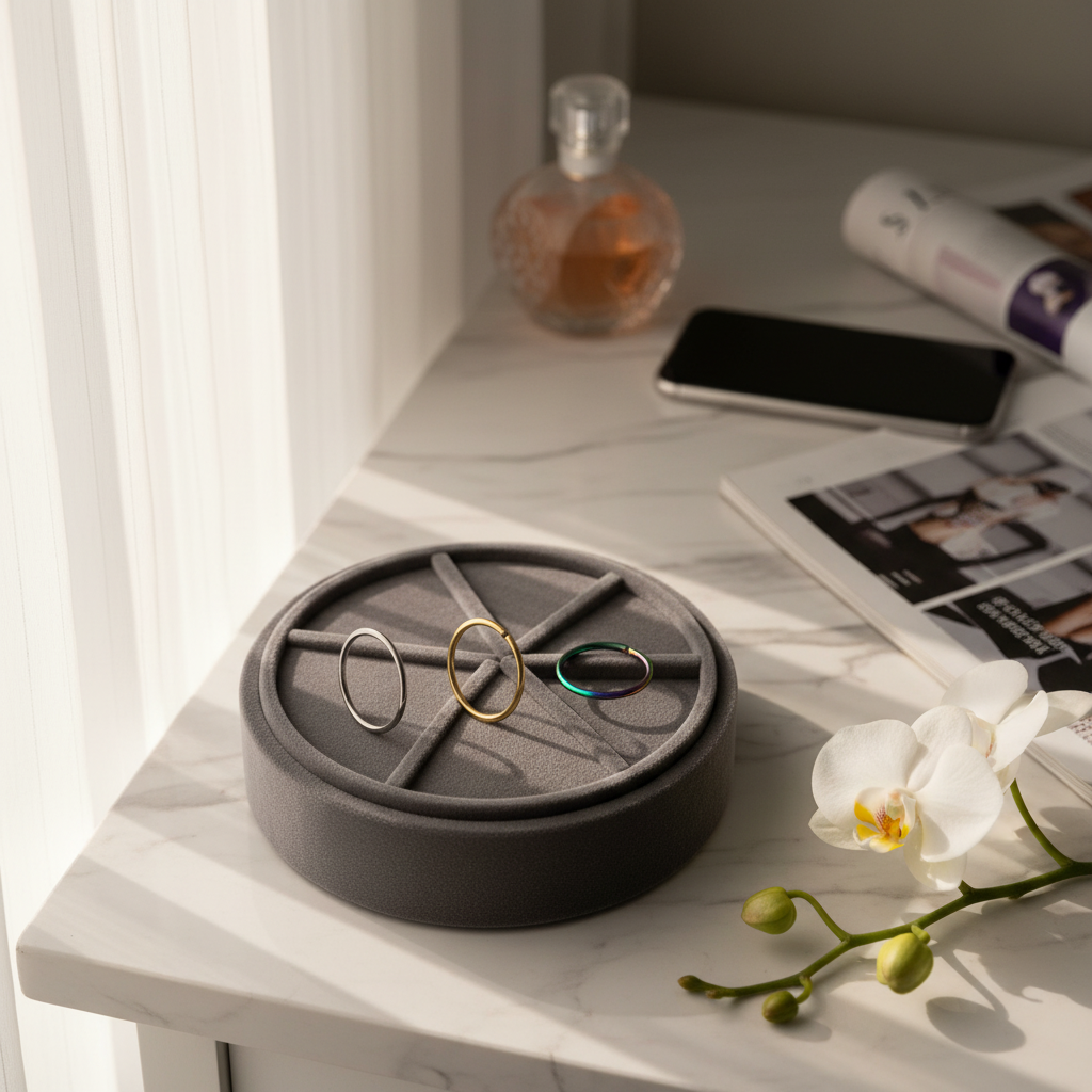 316L Surgical Steel Plain Seamless Nose Hoop Twist to Open 21g Thickness