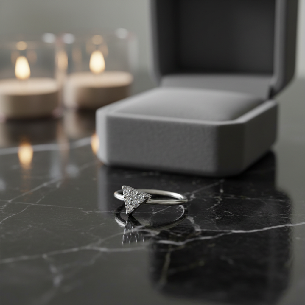 Micro CNC Machine Set CZ Triangle Top Bendable Nose/Cartilage Hoop Rings