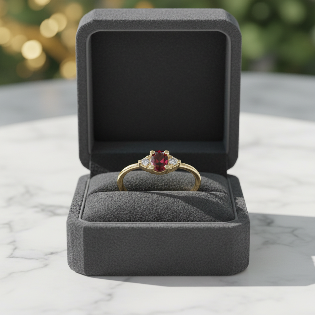 Double CZ with Prong Set Oval CZ Center Bendable  Nose, Cartilage Hoop Rings 20G | 8mm Diameter