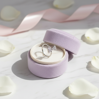 CZ Paved Bow Tie Bendable Nose, Cartilage Hoop Rings